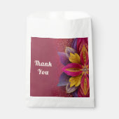 Vielen Dank für Ihre Hochzeitsgeschenktaschen Geschenktütchen (Vorderseite)