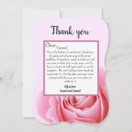 Vielen Dank für Ihre Hochzeitskarte Einladung