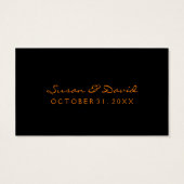 Vielen Dank für Ihre Hochzeitskarten - Halloween-L (Rückseite)