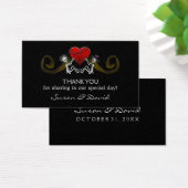 Vielen Dank für Ihre Hochzeitskarten - Skelette, d (Schreibtisch)