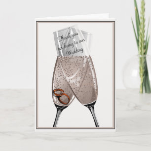 Vielen Dank für Ihre Hochzeitsliebhaber Dankeskarte