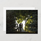 Vielen Dank für Ihre Hochzeitspostkarte Postkarte (Vorne/Hinten)