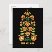 Vielen Dank für Ihre individuelle Folklore-Postkar Postkarte (Vorne/Hinten)