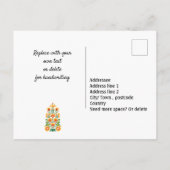 Vielen Dank für Ihre individuelle Folklore-Postkar Postkarte (Rückseite)