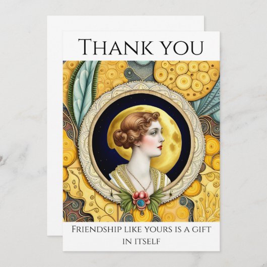 Vielen Dank für Ihre Karte für Freunde (Vorne/Hinten)