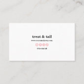 Vielen Dank für Ihre Karte für Heimtiergeschäft, H (Rückseite)