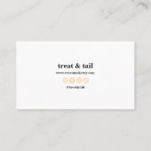 Vielen Dank für Ihre Karte für Heimtiergeschäft, H (Rückseite)