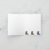 Vielen Dank für Ihre Karte Ski Boot Muster (Innenseite)