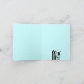 Vielen Dank für Ihre Karte Ski Snow Blade (Innenseite)