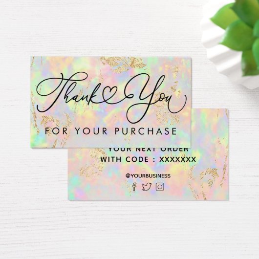 Vielen Dank für Ihre Kauf Imitate iridescent opal (Schreibtisch)