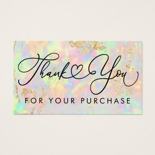 Vielen Dank für Ihre Kauf Imitate iridescent opal (Vorderseite)