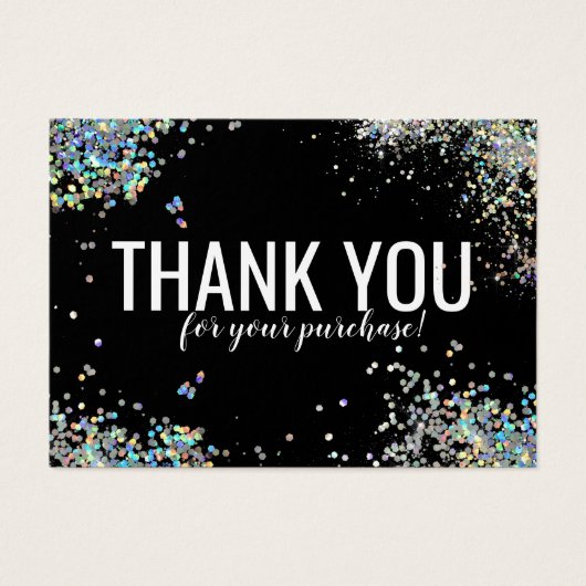 Vielen Dank für Ihre Käuferermäßigungskarte (Vorderseite)