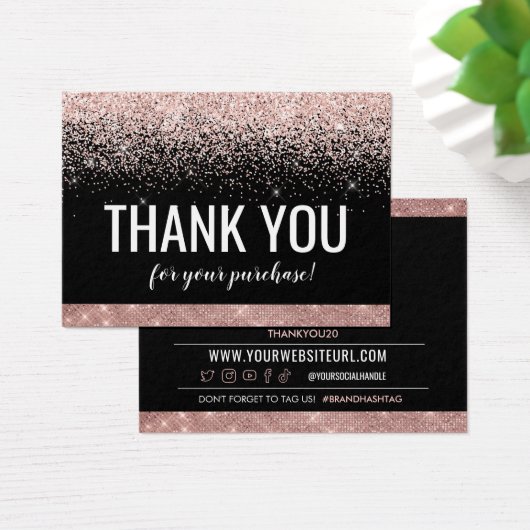 Vielen Dank für Ihre Käuferermäßigungskarte (Schreibtisch)