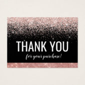 Vielen Dank für Ihre Käuferermäßigungskarte (Vorderseite)