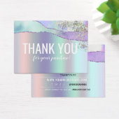 Vielen Dank für Ihre Käuferermäßigungskarte (Schreibtisch)