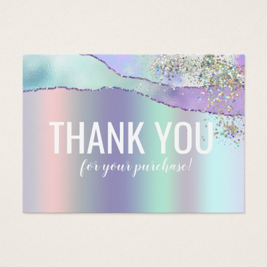 Vielen Dank für Ihre Käuferermäßigungskarte (Vorderseite)