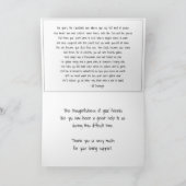 Vielen Dank für Ihre Kindness Faltkarte Dankeskarte (Innenseite)