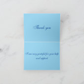 Vielen Dank für Ihre Kunst Dankeskarte (Innenseite)