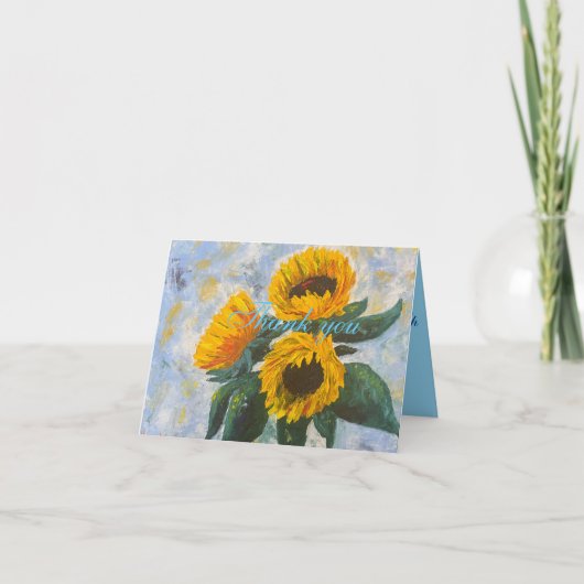 Vielen Dank für Ihre Kunst Dankeskarte (Vorderseite)