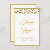 Vielen Dank für Ihre Liebe Dankeskarte (Vorne/Hinten)