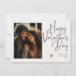 Vielen Dank für Ihre Liebe | Foto Valentine Card Einladung