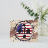 Vielen Dank für Ihre Loyalität ....... Postkarte (Stehend Vorderseite)