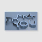 Vielen Dank für Ihre Magnetkarten Magnetkarte (Vorderseite)