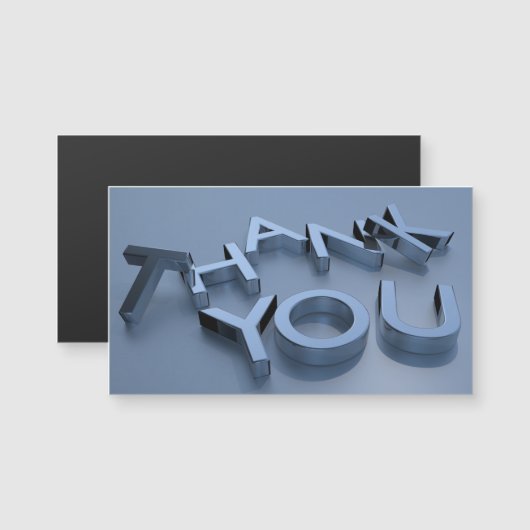 Vielen Dank für Ihre Magnetkarten Magnetkarte (Vorne/Hinten)