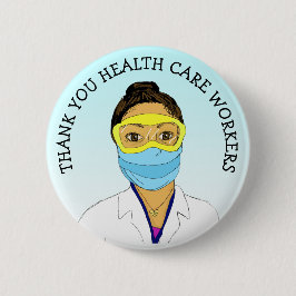 Vielen Dank für Ihre Mitarbeiter im Gesundheitswes Button