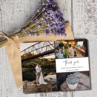 Vielen Dank für Ihre Multi Foto Collage Hochzeit