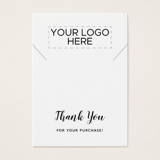 Vielen Dank für Ihre Necklace Display Cards (Vorderseite)