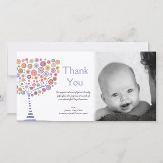 Vielen Dank für Ihre neue Baby Ankunft Geschenk Fo Dankeskarte