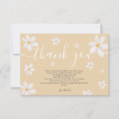 Vielen Dank für Ihre niedliche Diskolorgolddusche Einladung (Vorderseite)