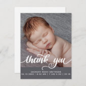 Vielen Dank für Ihre Personalisierte Geburtsankünd (Vorne/Hinten)