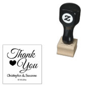 Vielen Dank für Ihre Personalisierte Hochzeit Gummistempel (Stempel)