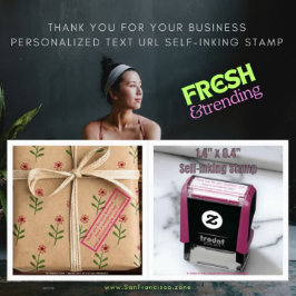 Vielen Dank für Ihre Personalisierte Text-URL Permastempel