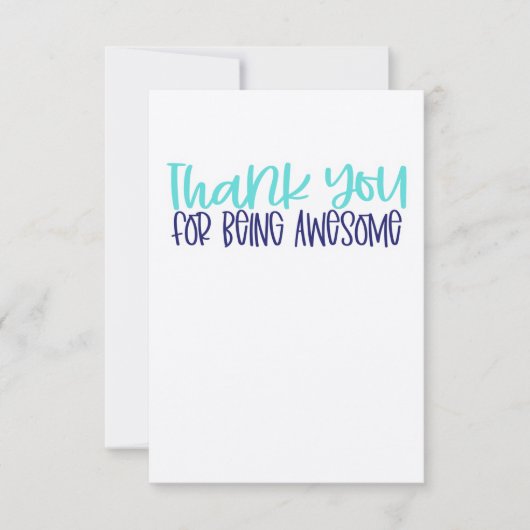 Vielen Dank für Ihre Phantastische Karte (Vorderseite)