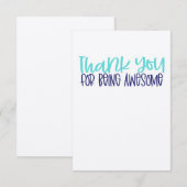 Vielen Dank für Ihre Phantastische Karte (Vorne/Hinten)