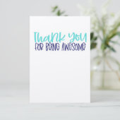 Vielen Dank für Ihre Phantastische Karte (Stehend Vorderseite)