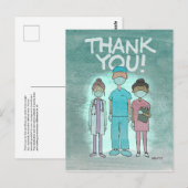 Vielen Dank für Ihre Postkarte (Vorne/Hinten)