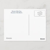 Vielen Dank für Ihre Postkarte der Streitkräfte (Rückseite)