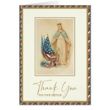 Vielen Dank für Ihre Service American Flag