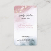 Vielen Dank für Ihre Social Media QR Code & Logo W Visitenkarte (Rückseite)