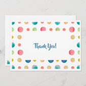 Vielen Dank für Ihre Stationery Card Einladung (Vorne/Hinten)