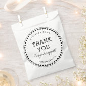 Vielen Dank für Ihre Support Paper Bag Geschenktütchen (Ausgeschnitten)