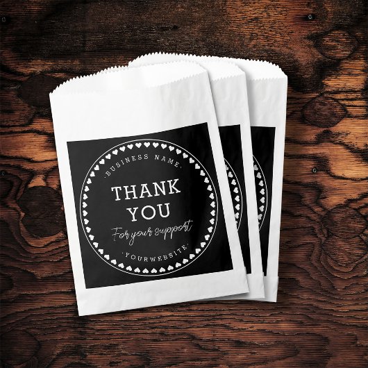 Vielen Dank für Ihre Support Paper Bag Geschenktütchen