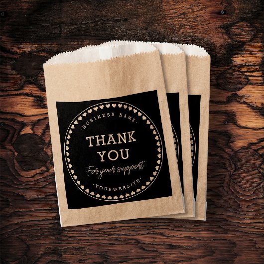 Vielen Dank für Ihre Support Paper Bag Geschenktütchen