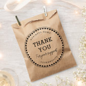 Vielen Dank für Ihre Support Paper Bag Geschenktütchen (Ausgeschnitten)