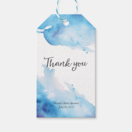 Vielen Dank für Ihre Tags | Anhänger | Blaue Farbe