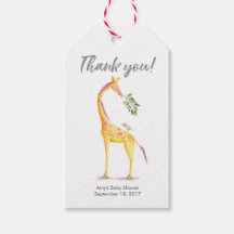 Vielen Dank für Ihre Tags | Anhänger | Giraffe